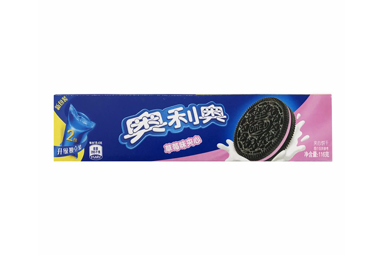 OREO STRAWBERRY SANDWICH BISCUIT 116G